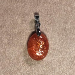 Pierre de soleil -  pendentif pièce unique 4